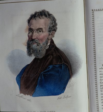 Portrait of Michelangelo Buonarroti by Dolfino